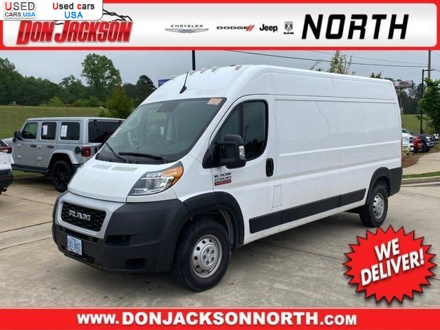 Car Market in USA - For Sale 2022  RAM ProMaster 2500 High Roof
