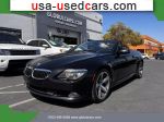 Car Market in USA - For Sale 2008  BMW 650 650i Convertible 2D