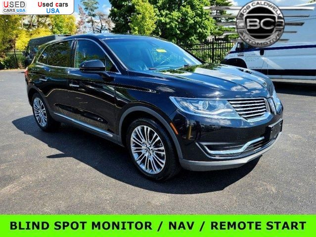 Car Market in USA - For Sale 2016  Lincoln MKX Reserve