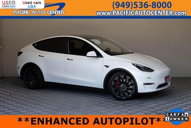 Car Market in USA - For Sale 2023  Tesla Model Y Performance