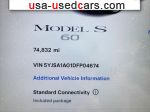 Car Market in USA - For Sale 2013  Tesla Model S Base