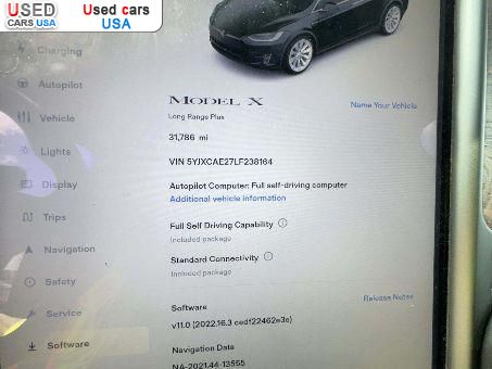Car Market in USA - For Sale 2020  Tesla Model X Long Range