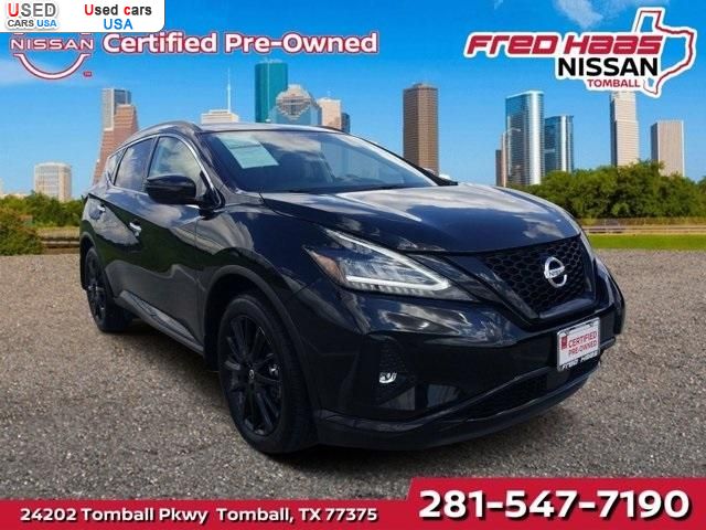 Car Market in USA - For Sale 2022  Nissan Murano SV
