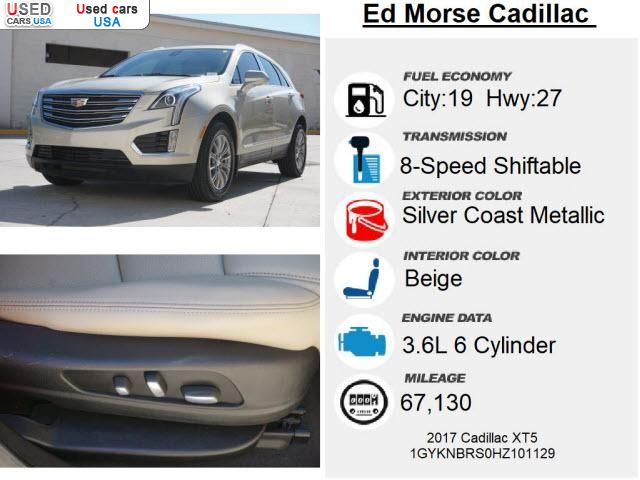 Car Market in USA - For Sale 2017  Cadillac XT5 Luxury