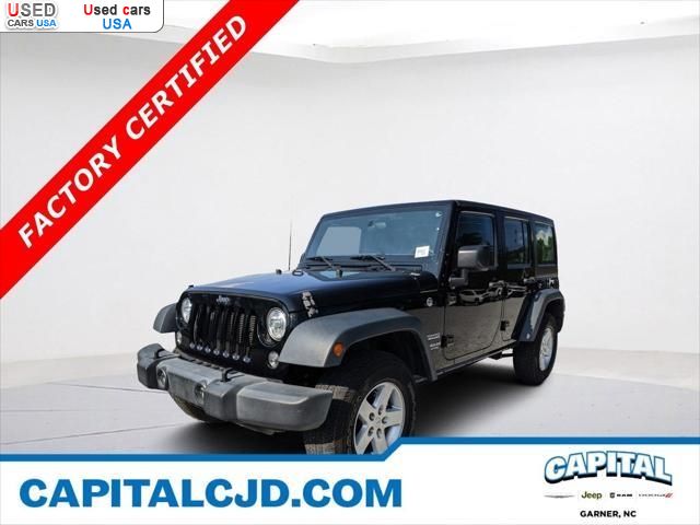 Car Market in USA - For Sale 2017  Jeep Wrangler Unlimited Sport