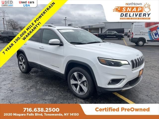 Car Market in USA - For Sale 2019  Jeep Cherokee Limited